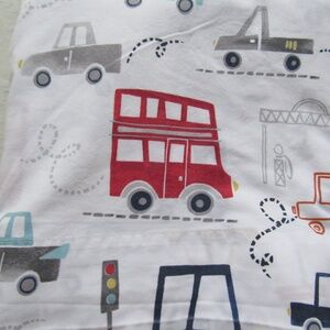 Pottery Barn Sheet Set Full 4pc Cars Trucks fitted flat 2 Cases